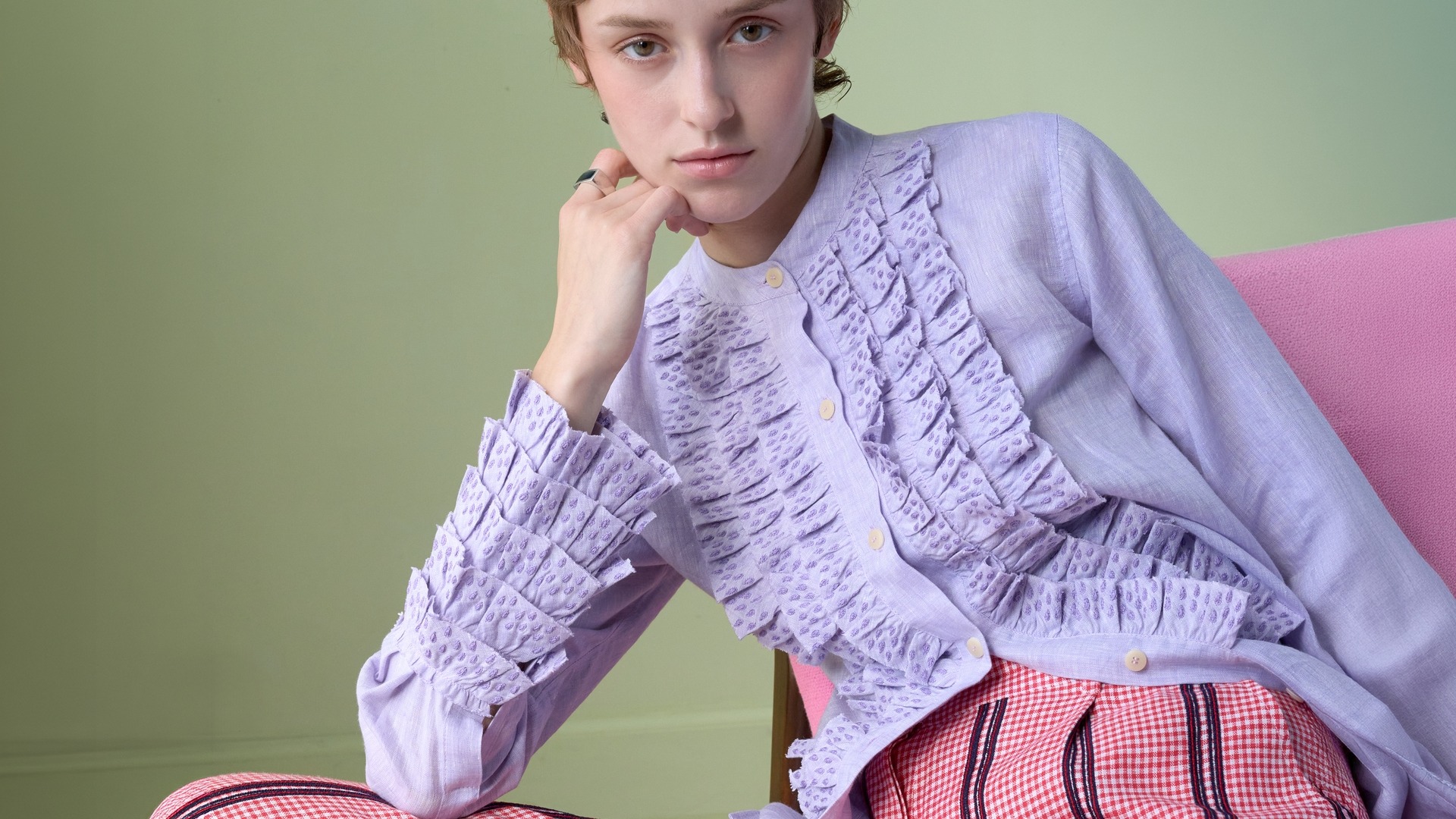 Bold hand embroidery | Jupe by Jackie